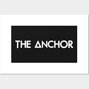 the anchor  (white) Posters and Art